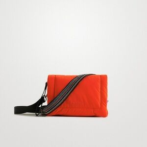Desigual Vibrant Orange Puffy Bag